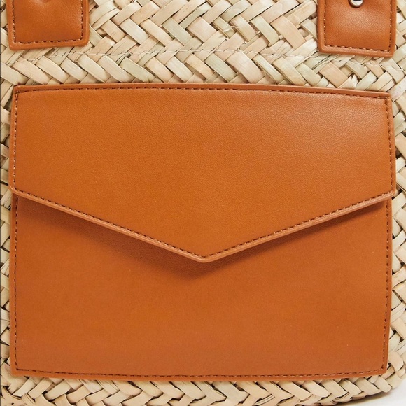 XXXSOLDXXX ❤️HP❤️ Pull & Bear Wicker Bag - Picture 2 of 8